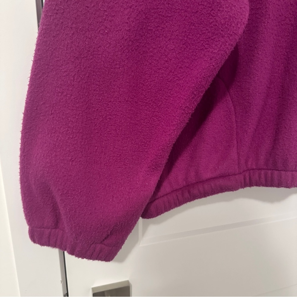 Discovery Bay Adventure Wear Vintage Fleece Purple Sweater Size Large Women’s - Picture 2 of 13
